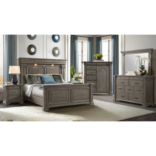 Kings Court 1 Door and 7-Drawer Chest in Grey – SKU B.10315.DCH | HomeStyle Furniture