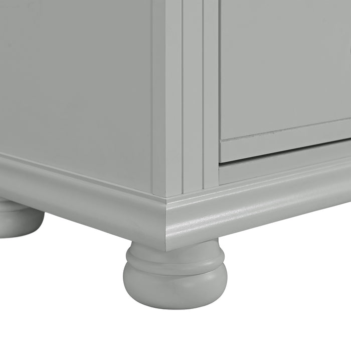 Kona King Panel 4PC Bedroom Set in Grey