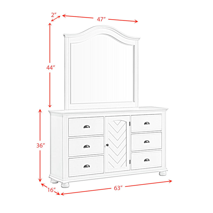 Kona King Panel 4PC Bedroom Set in Grey