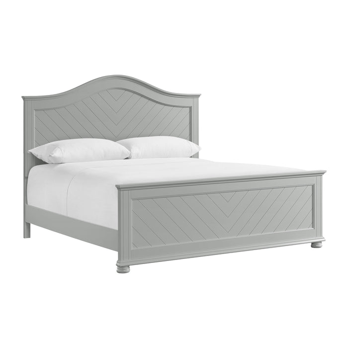 Kona King Panel 4PC Bedroom Set in Grey