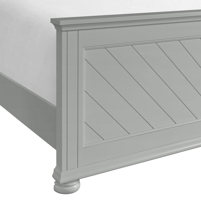 Kona King Panel 4PC Bedroom Set in Grey