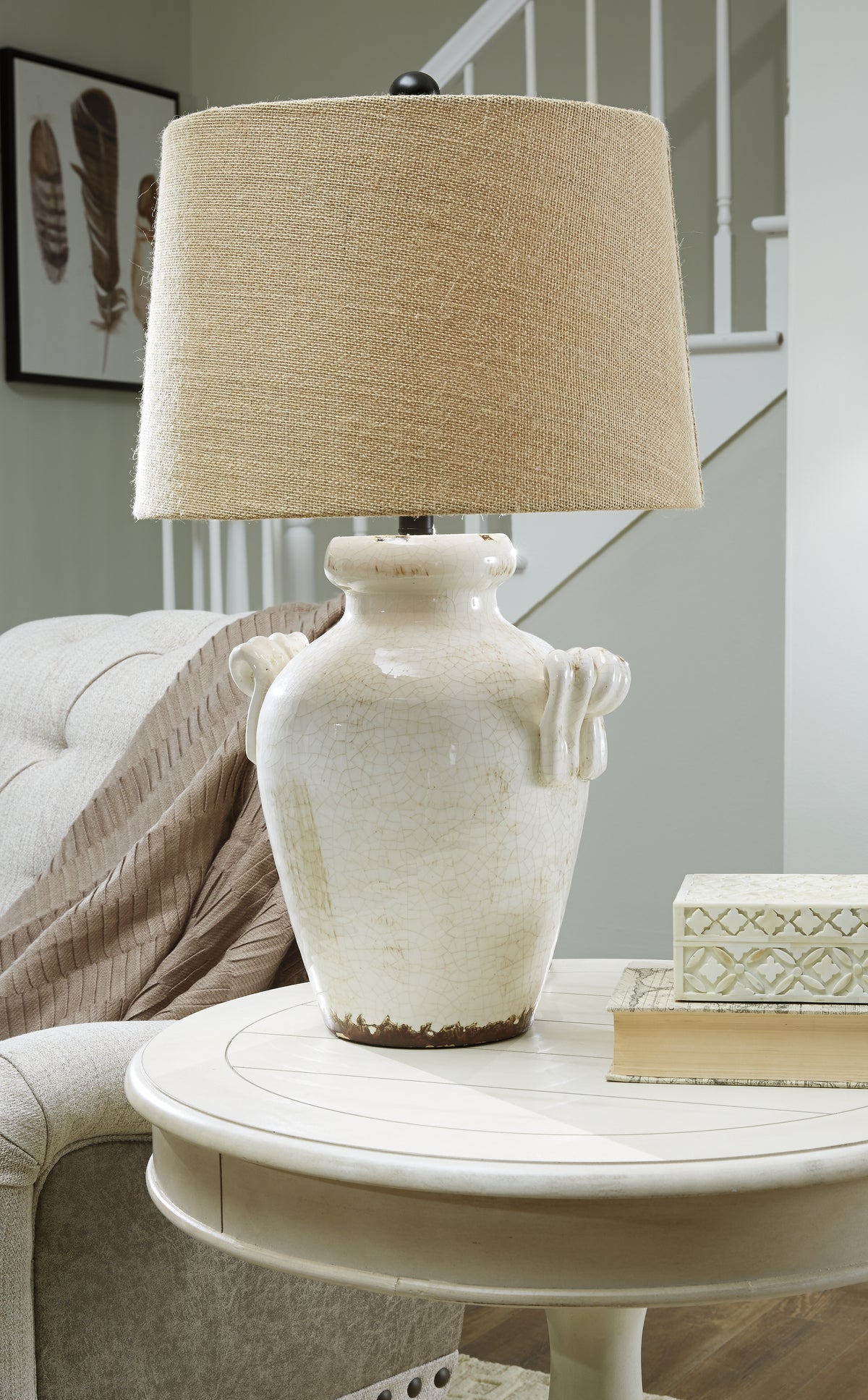 Homestyle Furniture - Ashley Furniture - Emelda Table Lamp (Set of 2) - Table Lamp (Set of 2) - L100664X2