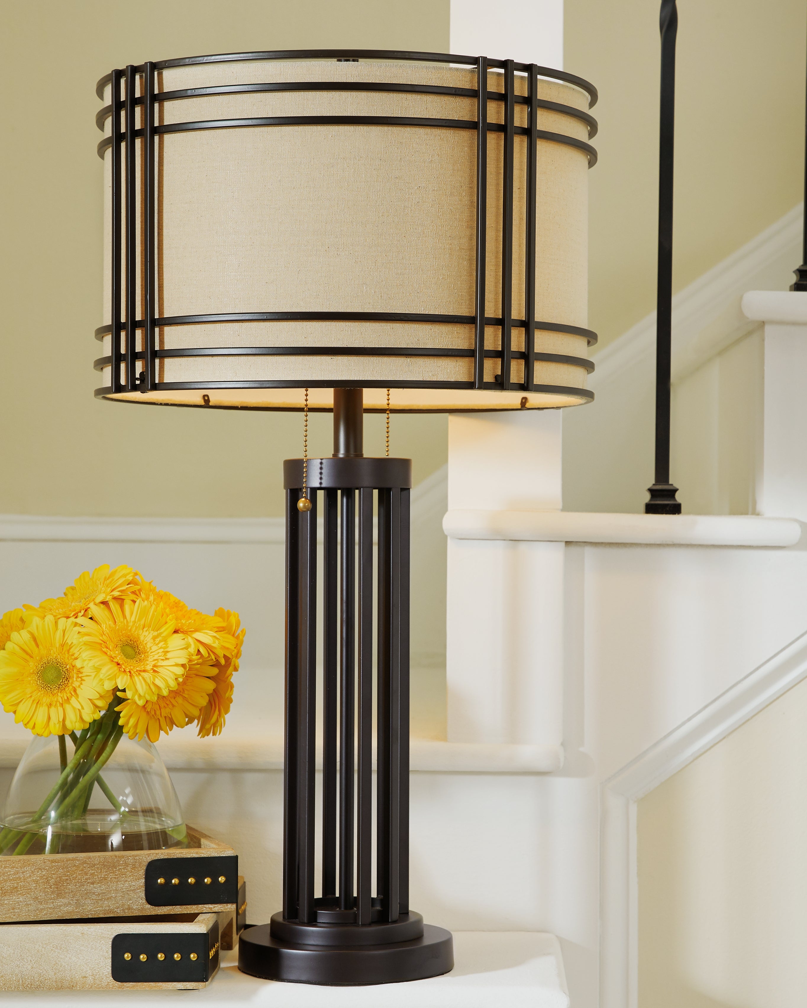 Homestyle Furniture - Ashley Furniture - Hanswell Table Lamp - Metal Table Lamp (1/CN) - L208294