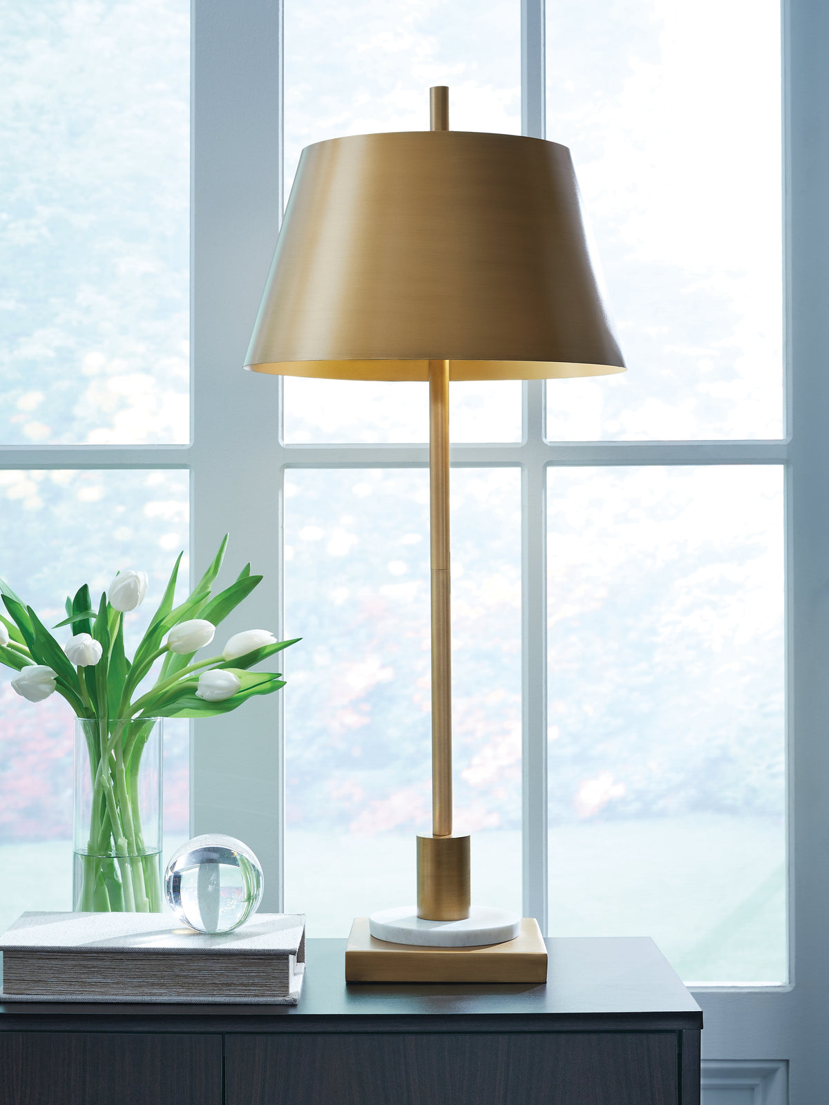 Homestyle Furniture - Ashley Furniture - Fritzburn Table Lamp - Metal Table Lamp (1/CN) - L208444