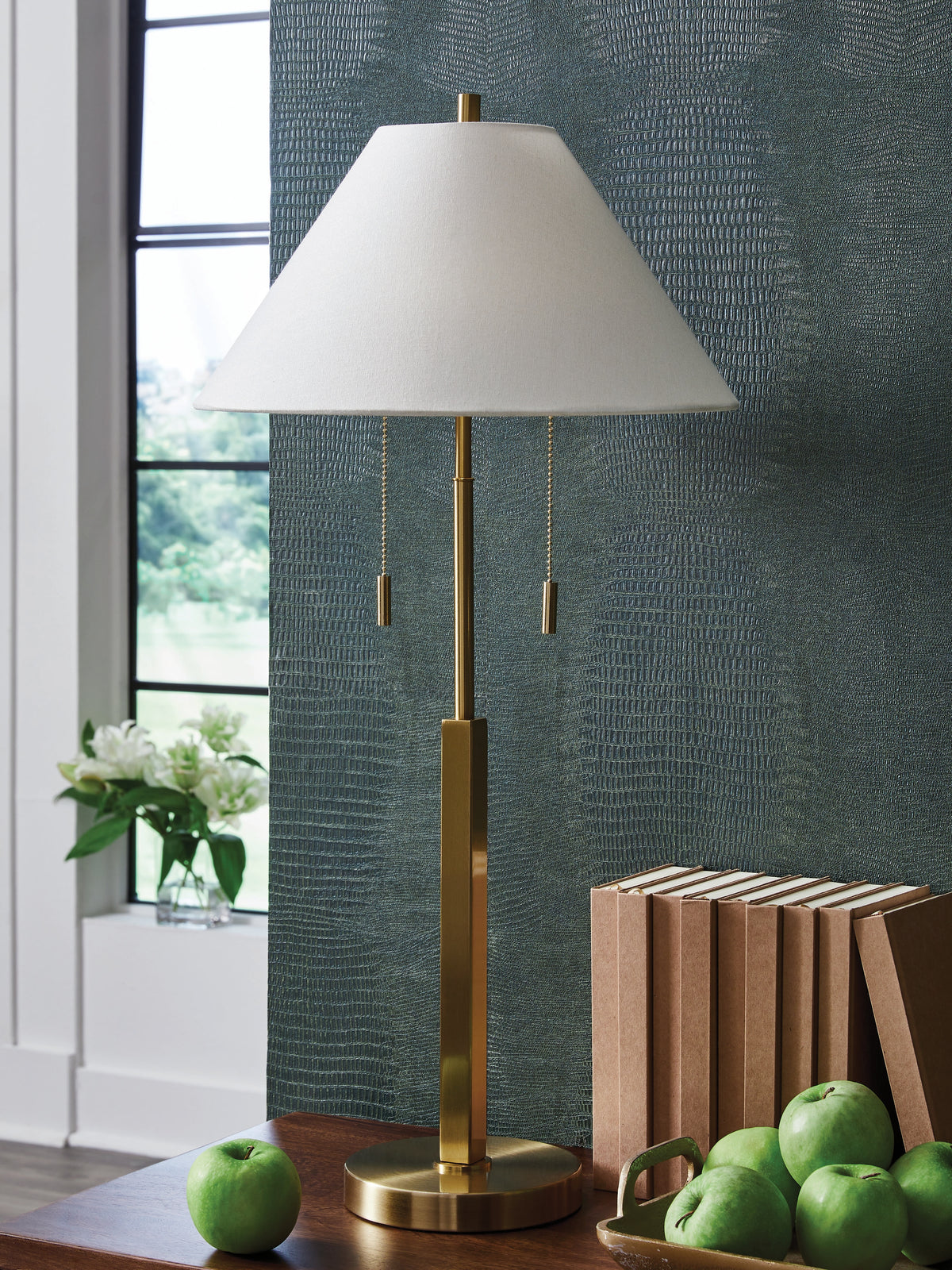 Homestyle Furniture - Ashley Furniture - Haigwood Table Lamp - Metal Table Lamp (1/CN) - L208474