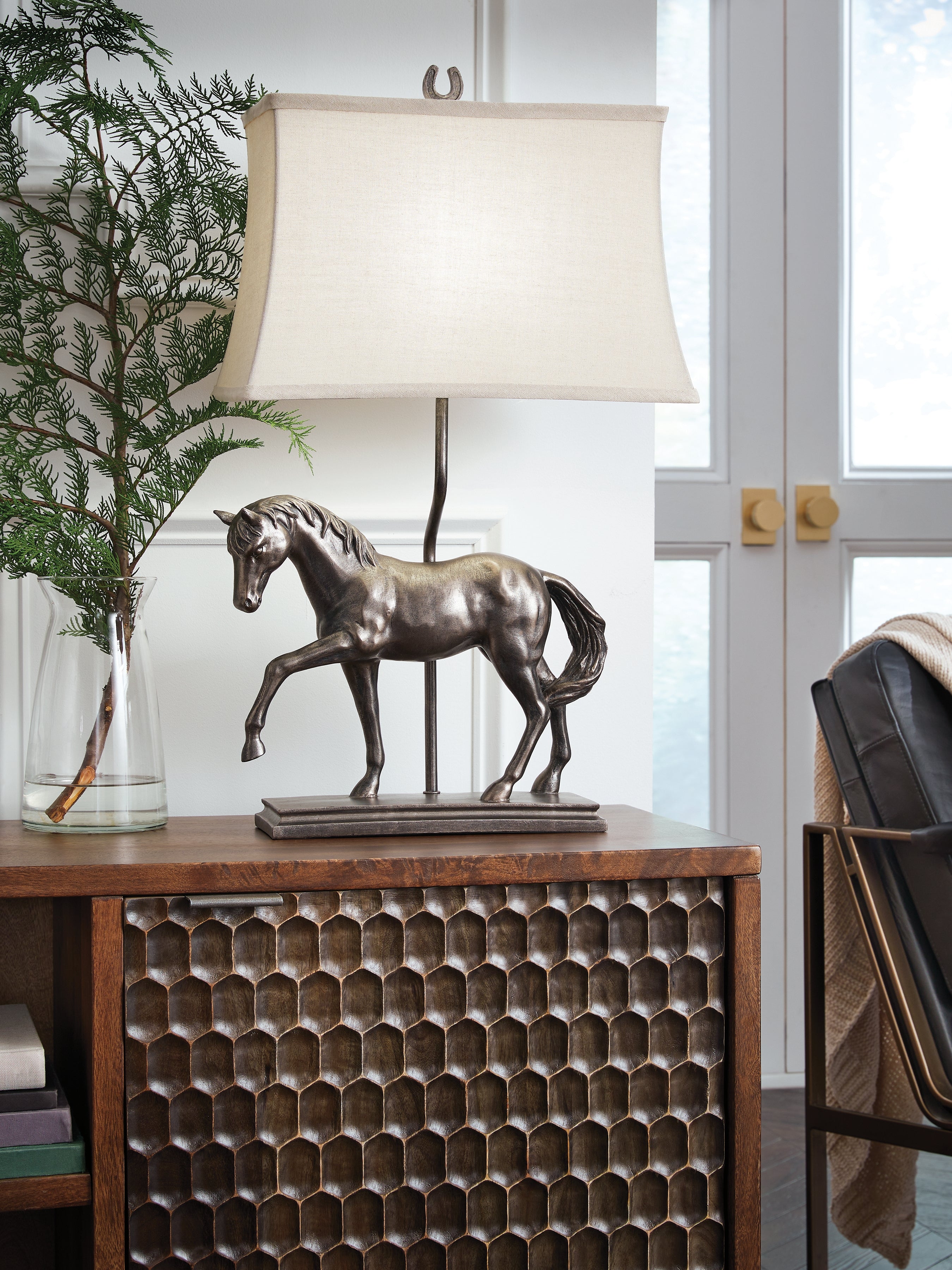Homestyle Furniture - Ashley Furniture - Sandorman Table Lamp - Poly Table Lamp (1/CN) - L317044