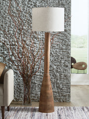 Homestyle Furniture - Ashley Furniture - Ailsa Floor Lamp - Wood Floor Lamp (1/CN) - L329111