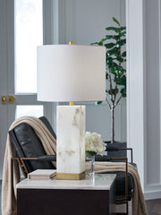 Homestyle Furniture - Ashley Furniture - Linderfield Table Lamp - Alabaster Table Lamp (1/CN) - L429094