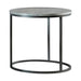 Lainey Faux Marble Round Top End Table Grey and Gunmetal  Homestyle Furniture (ARk)