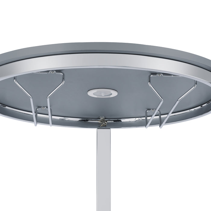 Lalia Wine Rack with LED in Grey