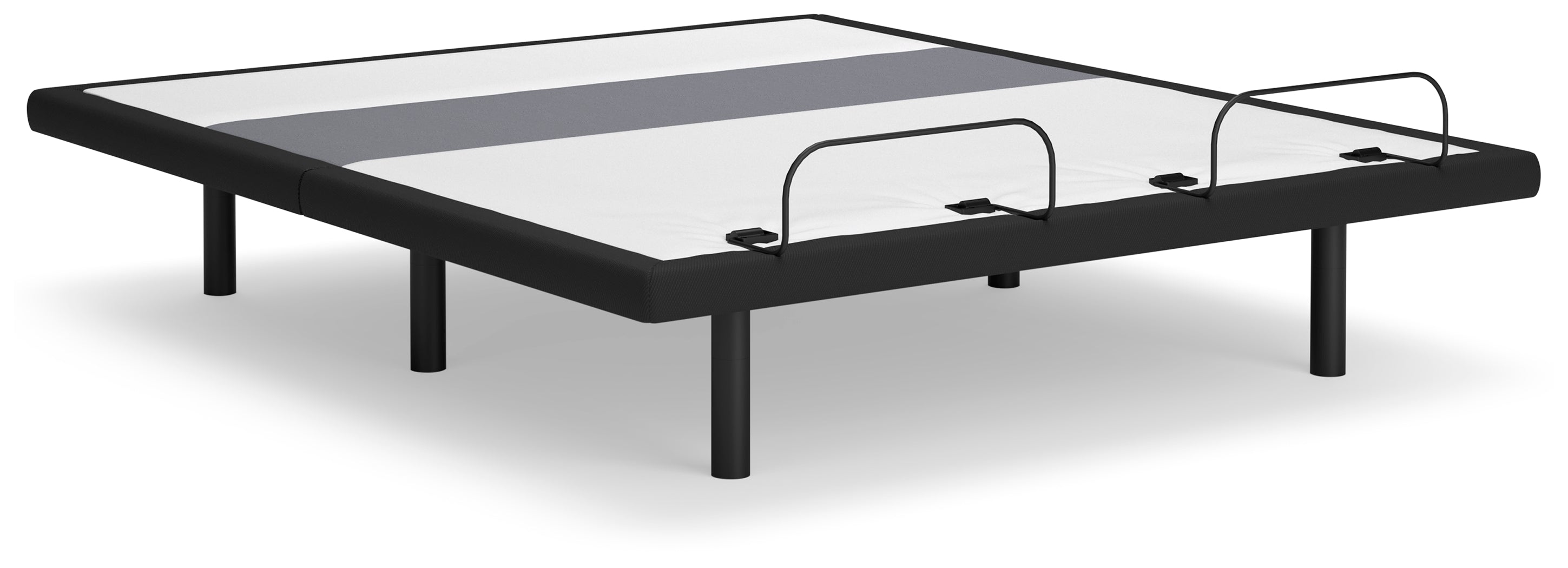 Homestyle Furniture - Ashley Furniture - Best Base with Lumbar and Audio California King Adjustable Base - Cal King Adjustable Base / Charcoal Gray - M5X592