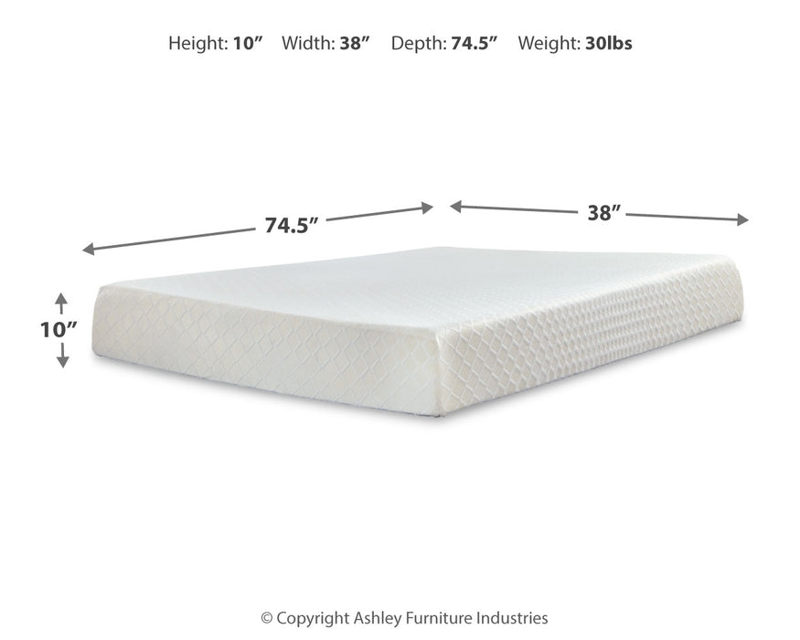 10 Inch Chime Memory Foam Mattresses  Homestyle Furniture (ARk)