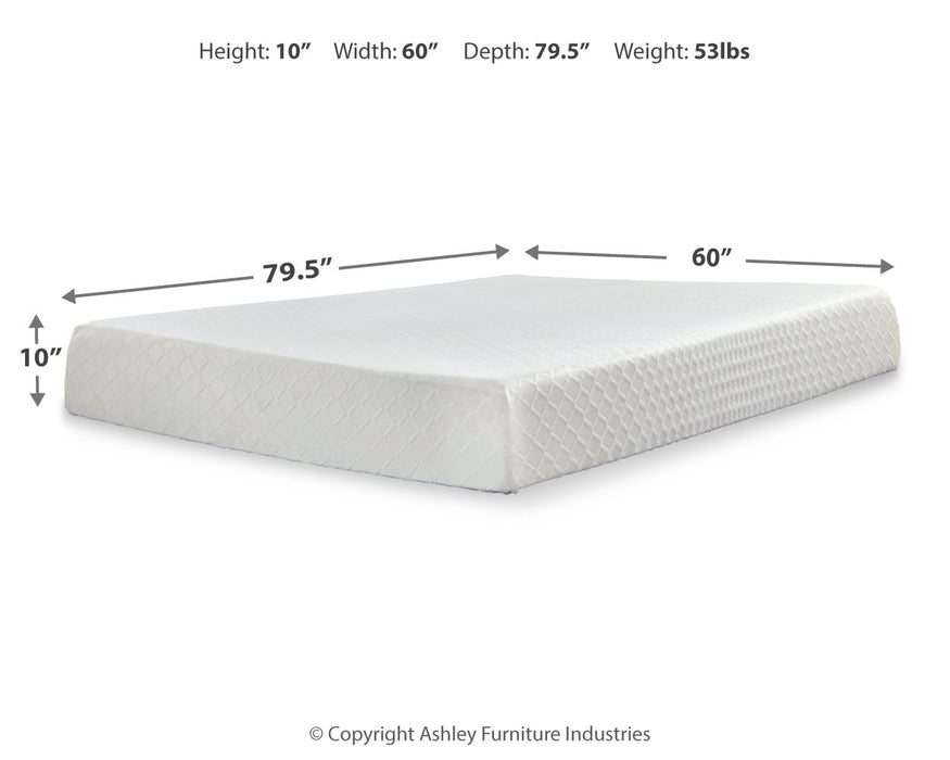 10 Inch Chime Memory Foam Mattresses  Homestyle Furniture (ARk)