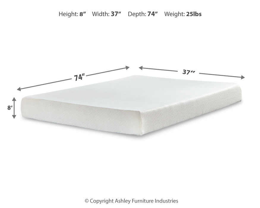 Chime 8 Inch Memory Foam Mattresses  Homestyle Furniture (ARk)