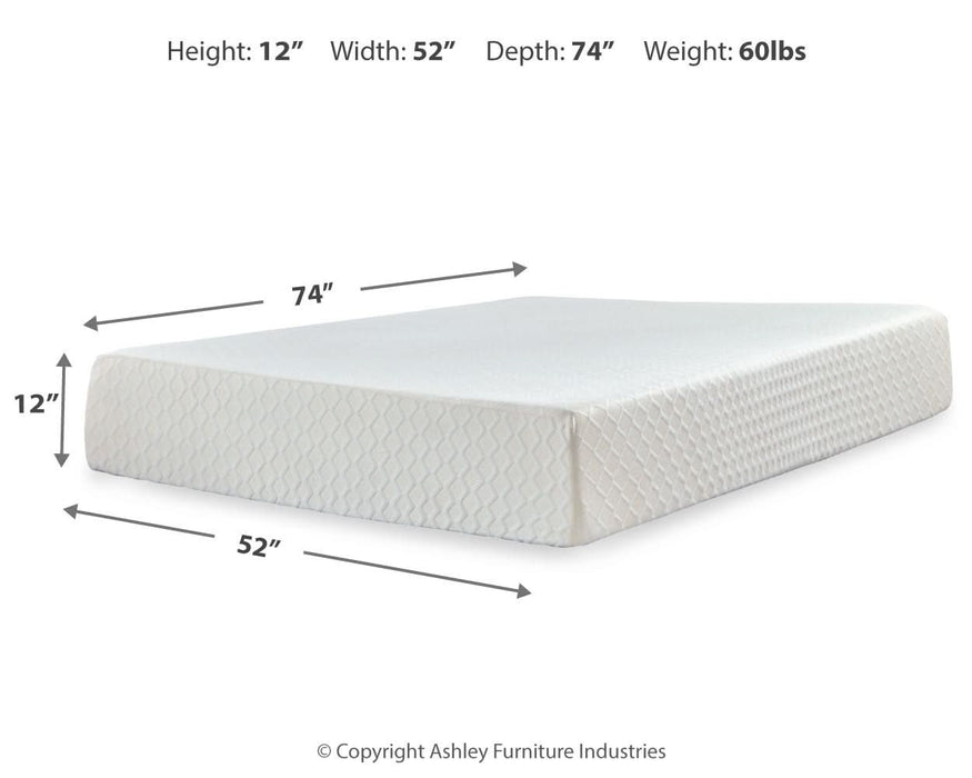 Chime 12 Inch Memory Foam Mattresses  Homestyle Furniture (ARk)