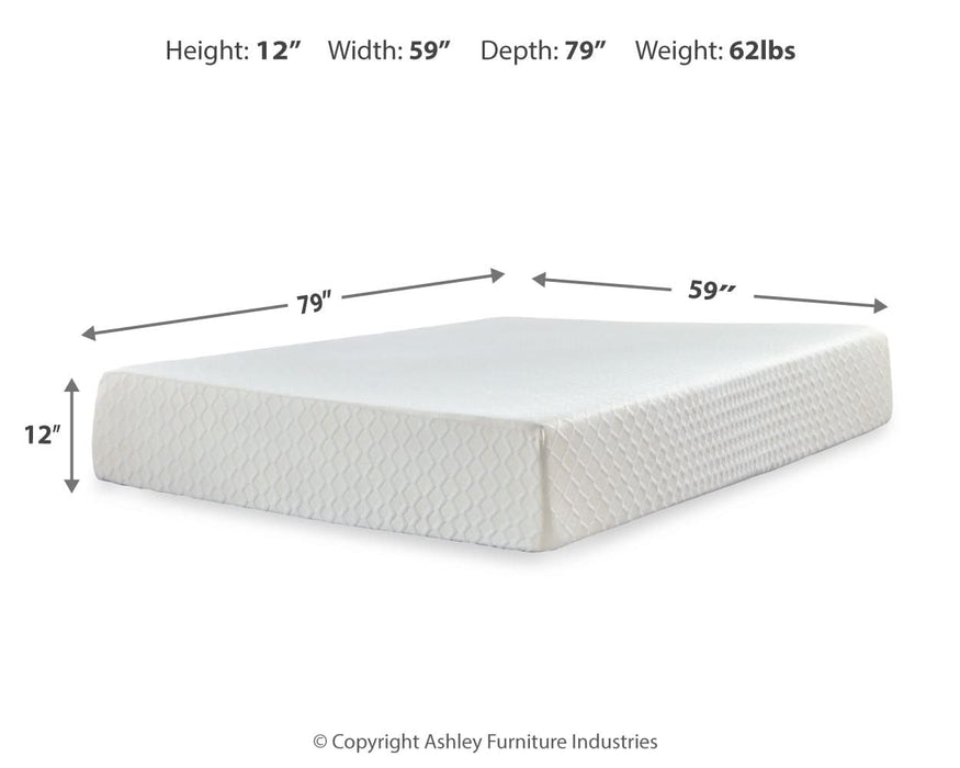 Chime 12 Inch Memory Foam Mattresses  Homestyle Furniture (ARk)