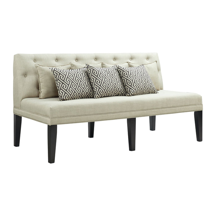 Maddox Dining Sofa w/Seven Pillows