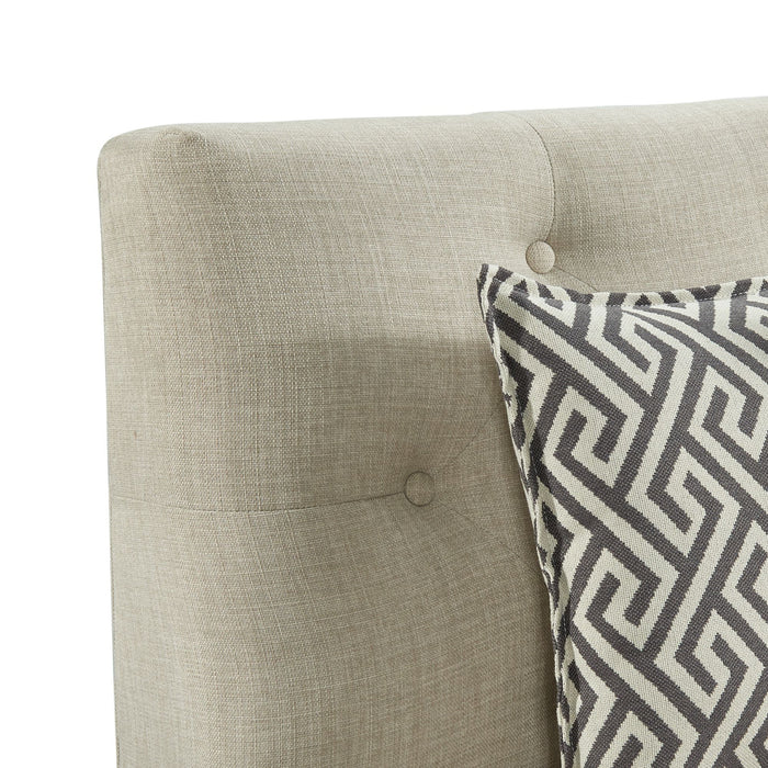 Maddox Dining Sofa w/Seven Pillows