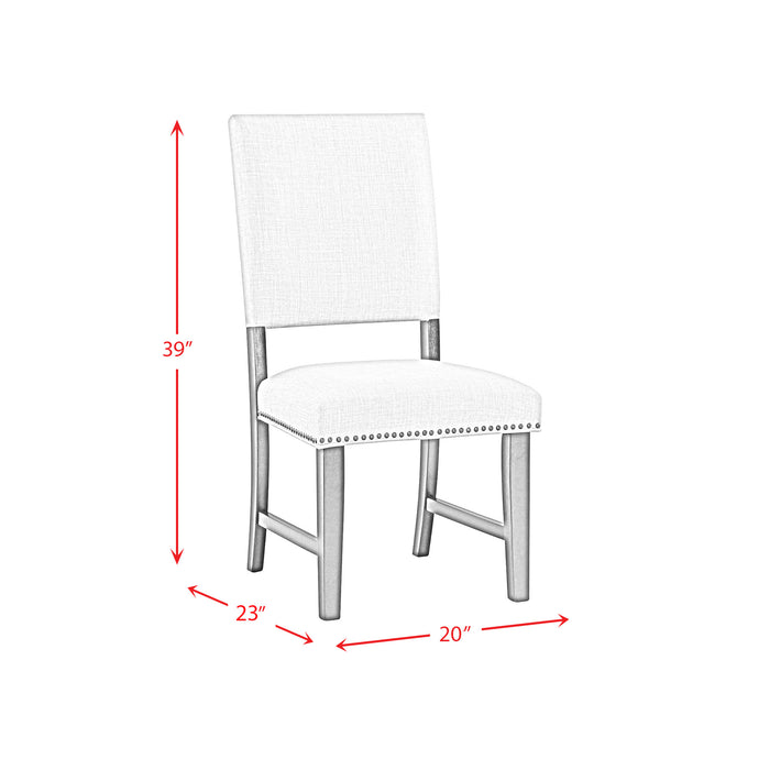 Maddox Dining Side Chair w/Stretcher (2pcs Per Carton)