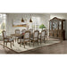 Madison Park Dining Arm Chair with Beige Fabric in Walnut (2 Per Carton) – SKU D-10460-5-AC | HomeStyle Furniture