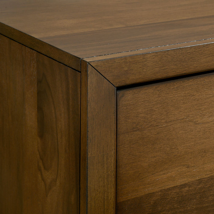 Malibu 6-Drawer Dresser in Walnut