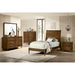 Malibu Twin Panel Bed in Walnut – SKU MC400TB | HomeStyle Furniture