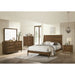 Malibu King Panel Bed in Walnut – SKU MC400KB | HomeStyle Furniture