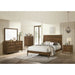 Malibu Queen Panel Bed in Walnut – SKU MC400QB | HomeStyle Furniture