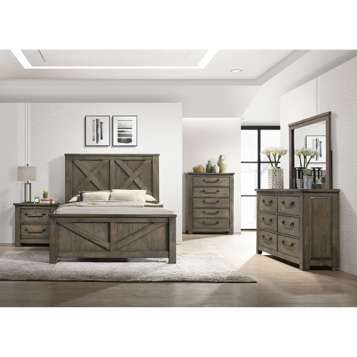 Maverick Dresser & Mirror Grey