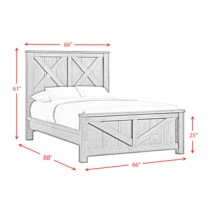 Maverick Queen Bed Grey