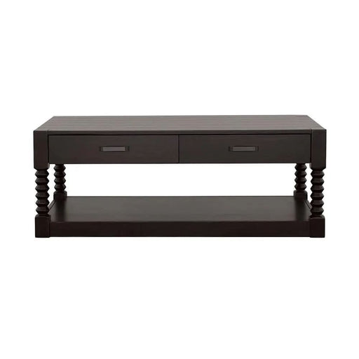 Meredith 2-drawer Coffee Table Coffee Bean - Homestyle Furniture (ARk)