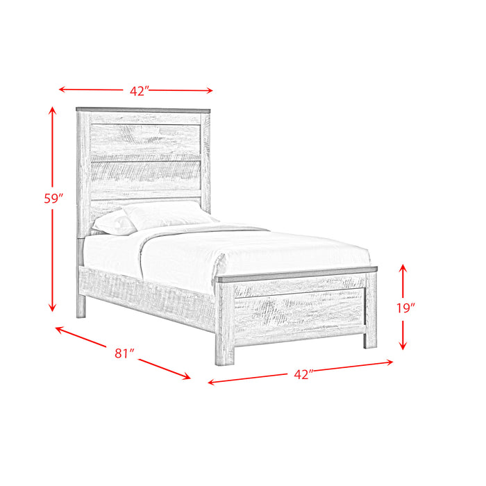 Millers Cove Twin Panel Bed