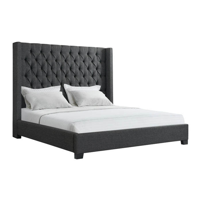 Morrow King Bed in Heirloom Charcoal