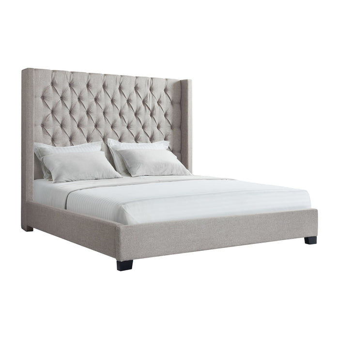 Morrow King Bed in Heirloom Grey