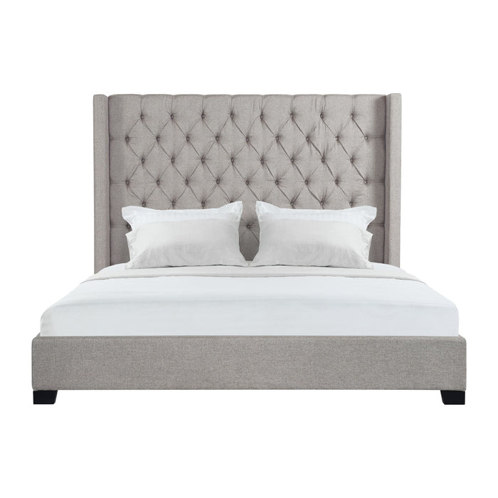 Morrow King Bed in Heirloom Grey