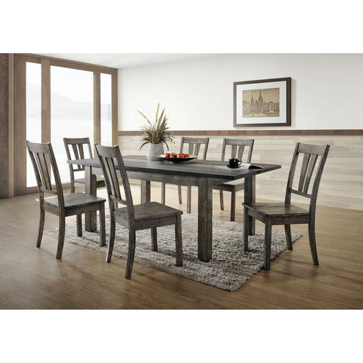Nate Fan Back Chair W/Wooden Seat (2 Per Pack) – SKU DNH100SCWVS | HomeStyle Furniture