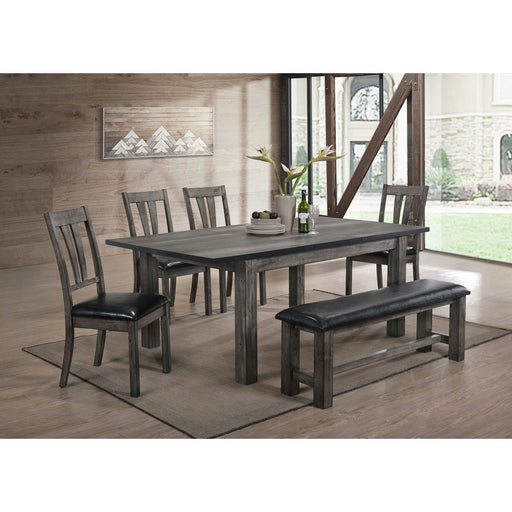 Nate Bench W/Pu Padded Seat – SKU DNH100BN | HomeStyle Furniture