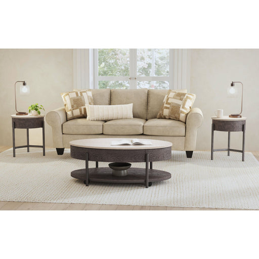 Nica Lift Top Coffee Table in White and Brown – SKU T-10630-5-CT | HomeStyle Furniture