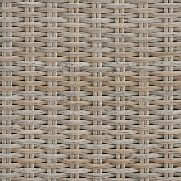 Ollie Chaise Lounge - Tan and Olefin White Cream