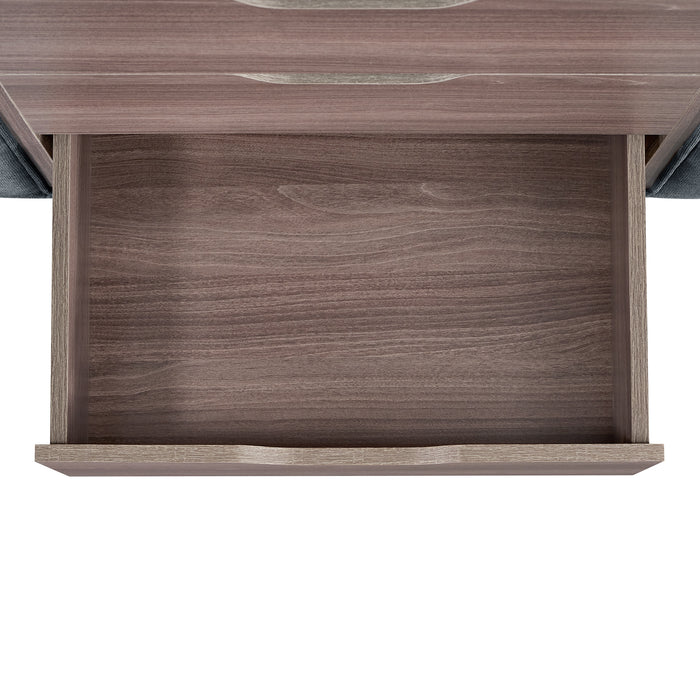 Ottawa King UPH Transformer Bed with Electronic Features in Grey Linen