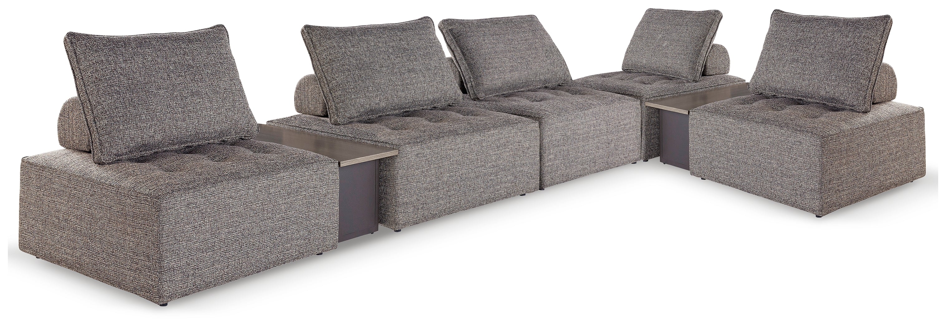 Homestyle Furniture - Ashley Furniture - Bree Zee 7-Piece Outdoor Modular Seating - 7-Piece Outdoor Modular Seating - P160P13