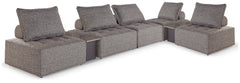 Homestyle Furniture - Ashley Furniture - Bree Zee 7-Piece Outdoor Modular Seating - 7-Piece Outdoor Modular Seating - P160P13