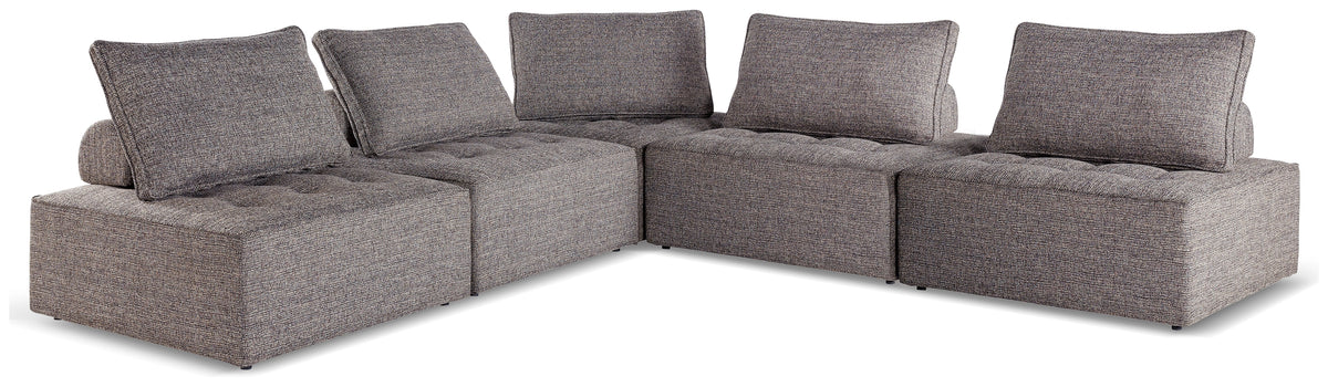 Homestyle Furniture - Ashley Furniture - Bree Zee 5-Piece Outdoor Modular Seating - 5-Piece Outdoor Modular Seating - P160P10