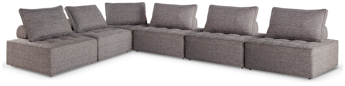 Homestyle Furniture - Ashley Furniture - Bree Zee 6-Piece Outdoor Modular Seating - 6-Piece Outdoor Modular Seating - P160P11