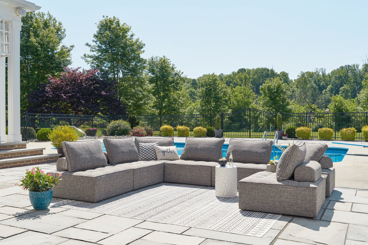Homestyle Furniture - Ashley Furniture - Bree Zee 8-Piece Outdoor Sectional - 8-Piece Outdoor Sectional - P160P6