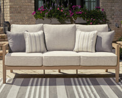 Homestyle Furniture - Ashley Furniture - Hallow Creek Outdoor Sofa with Cushion - Sofa with Cushion - P560-838
