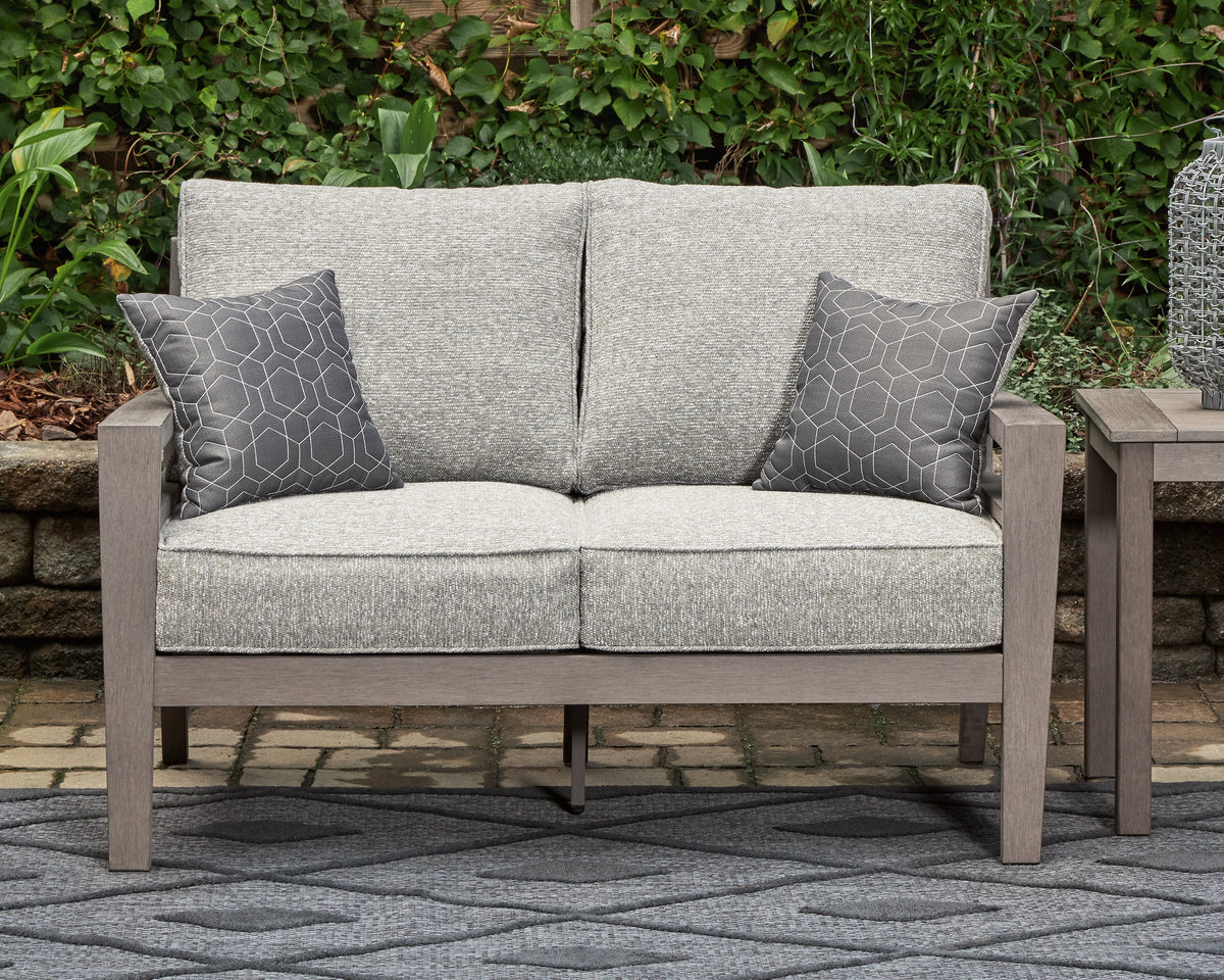 Homestyle Furniture - Ashley Furniture - Hillside Barn Outdoor Loveseat with Cushion - Loveseat w/Cushion - P564-835