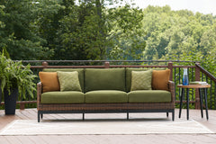 Homestyle Furniture - Ashley Furniture - Horizon Hall Outdoor Sofa with Cushion - Sofa with Cushion - P572-838
