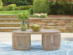 Homestyle Furniture - Ashley Furniture - Serena Shores Outdoor Coffee Table - Rectangular Cocktail Table - PCP604-701