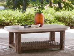 Homestyle Furniture - Ashley Furniture - Dolan Creek Outdoor Coffee Table - Rectangular Cocktail Table - PCP610-701